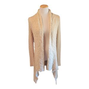 Romeo + Juliet Cream Long Sleeve Cardigan size Medium